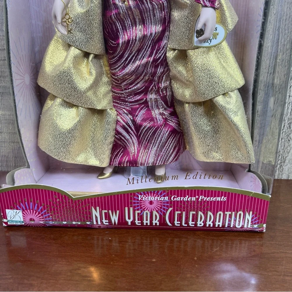 Millennium Edition New Year Celebration Victorian Garden Presents 1999 Doll